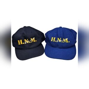 Lot of 2 H.N.M. Sparts Snapback Hat Cap Adjustable‎ Youth Size Blue